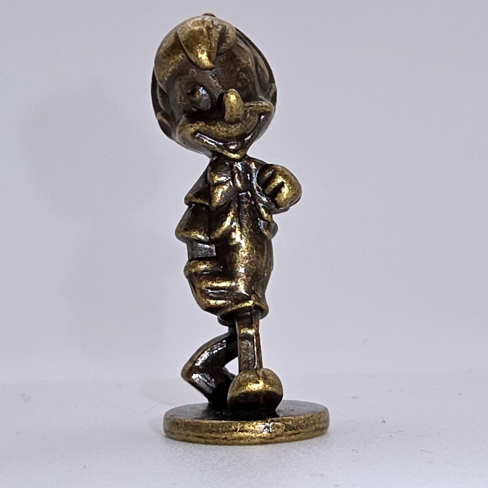 Disney Monopoly Game Token Bronze Excellent Pinocchio 2001 Edition Replacement